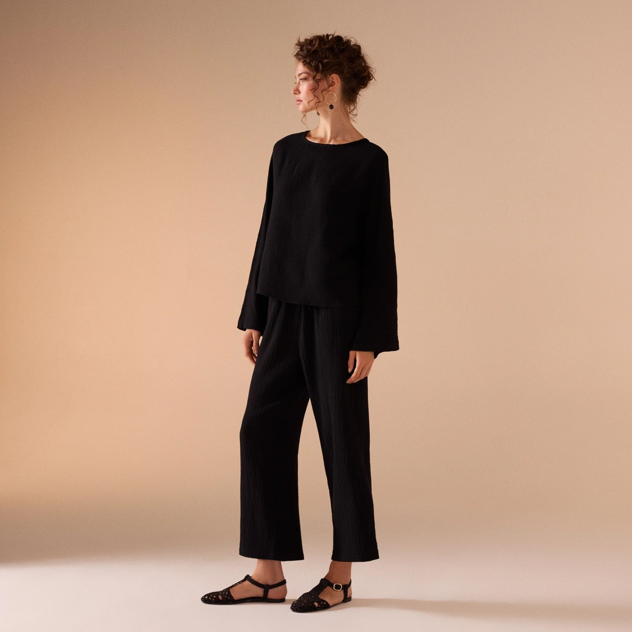 Cotton Long Sleeve Top - Image 2