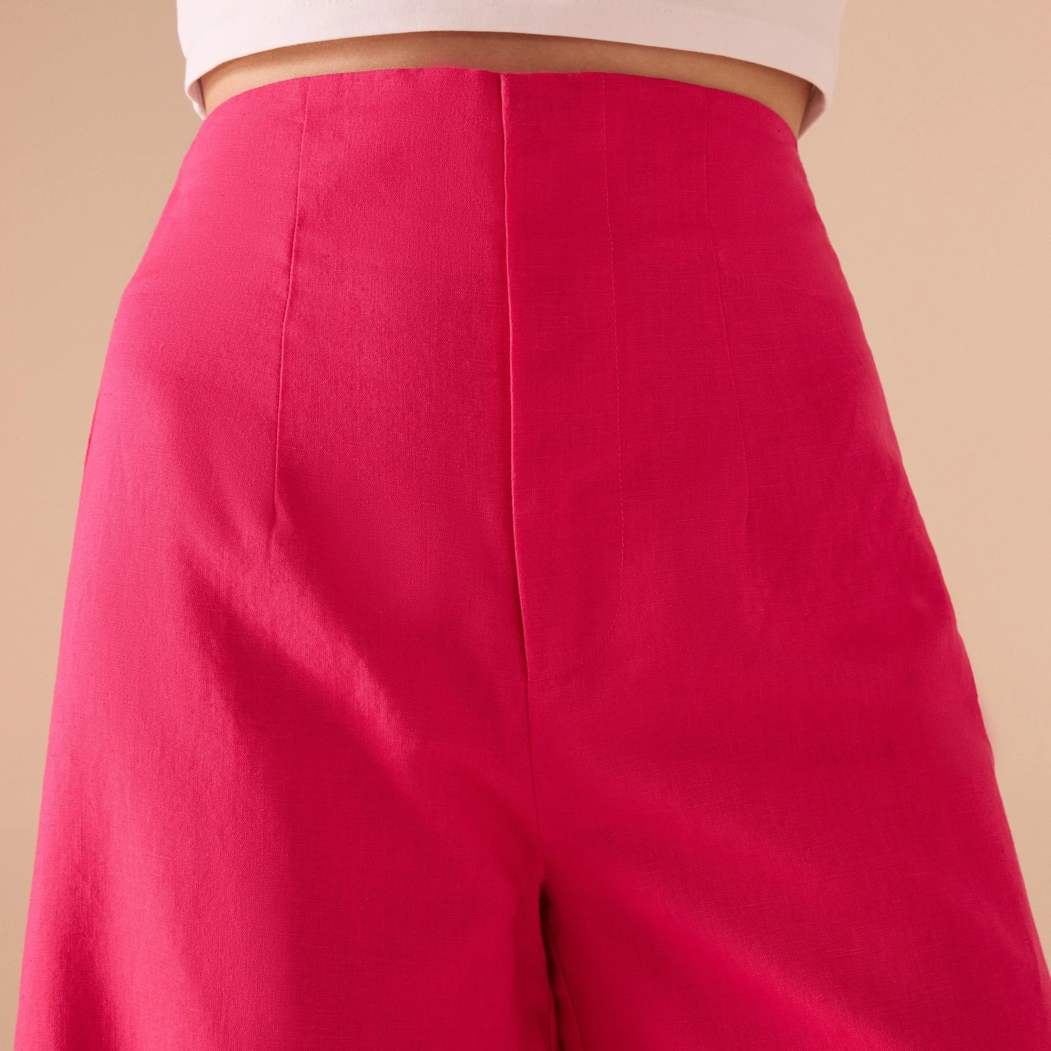 High Waist Linen Trouser - Image 4