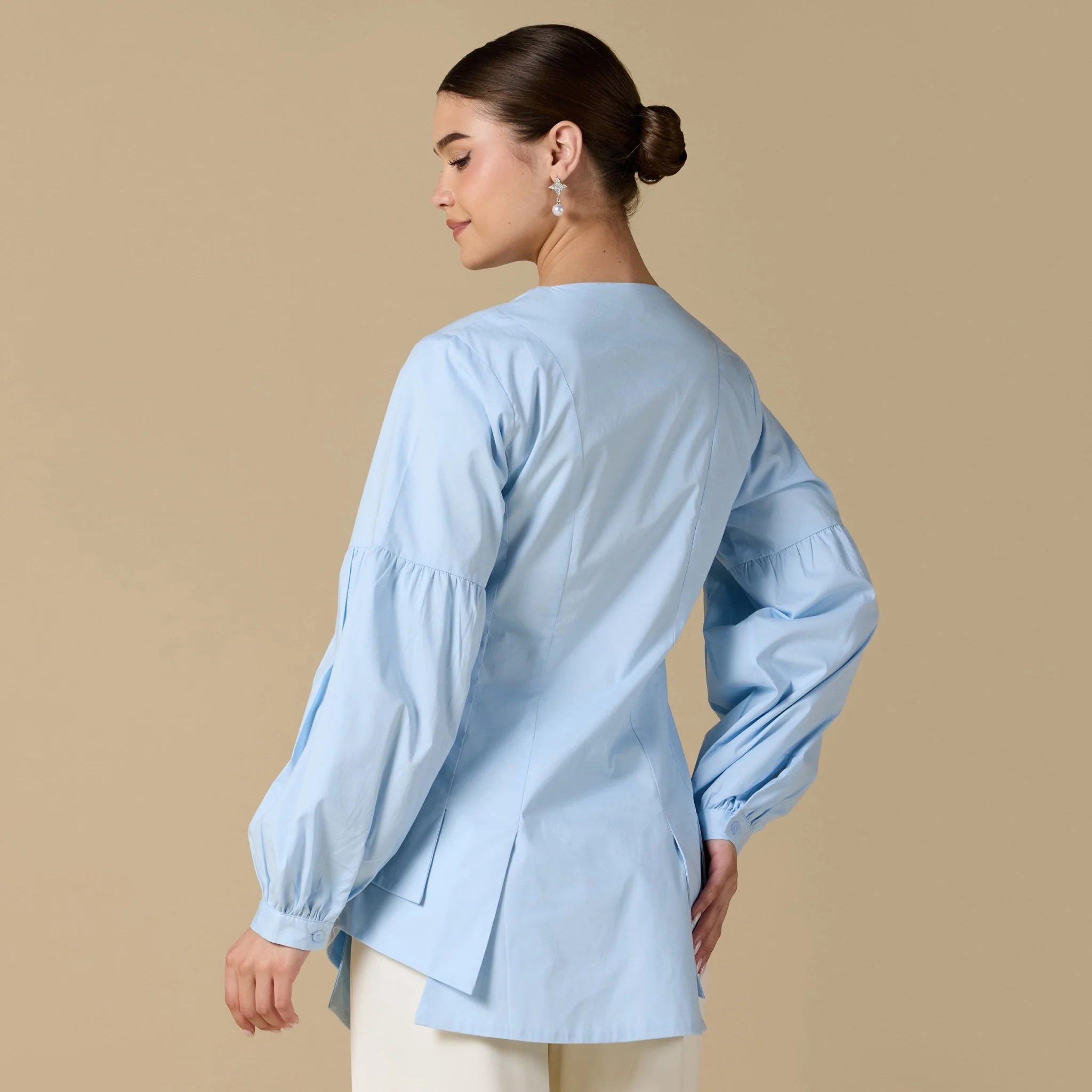 Long sleeve ruffled shirt - Image 5