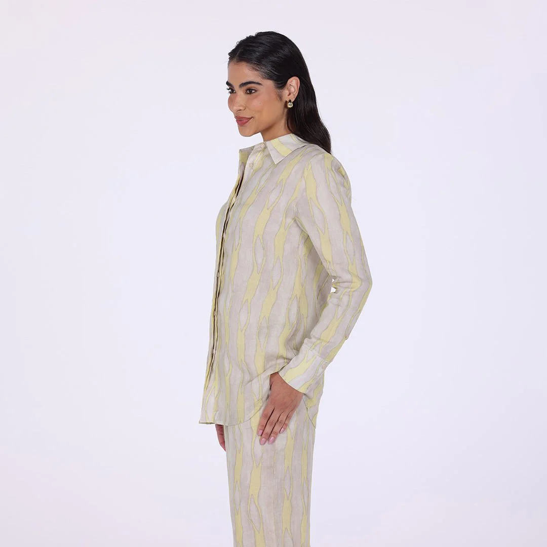Printed Cotton Long Sleeves Shirt - Image 2