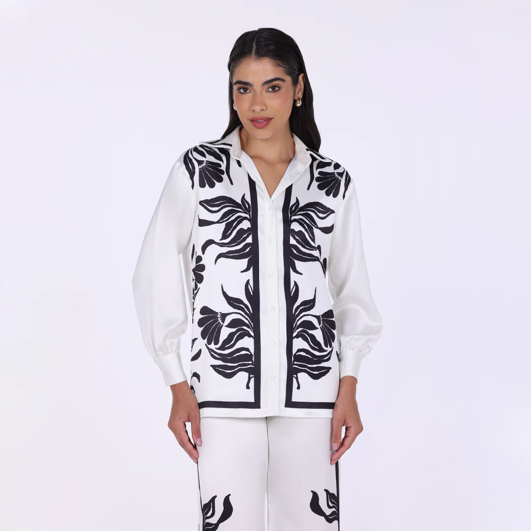 Printed Long Sleeve Shirt