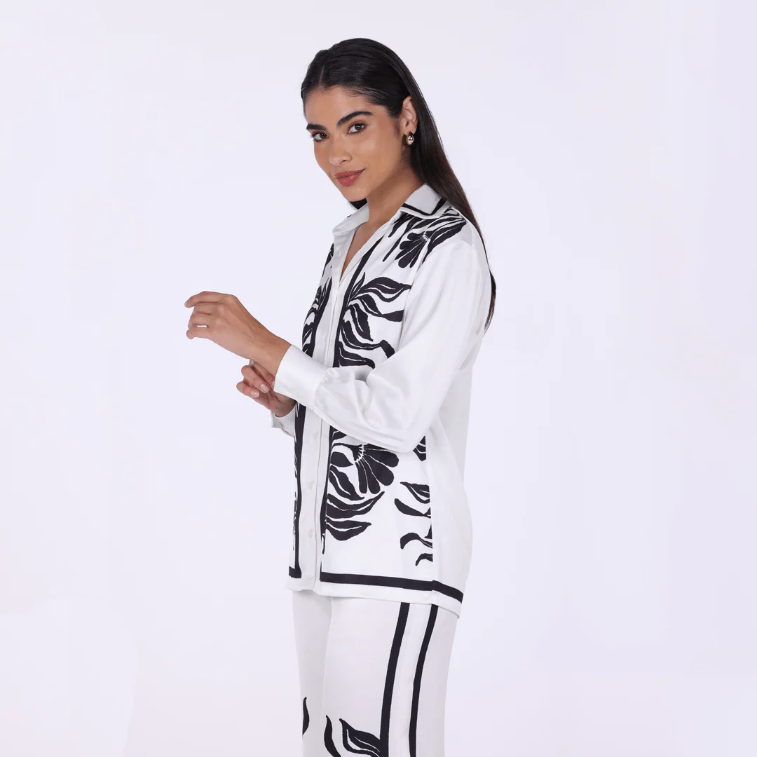 Printed Long Sleeve Shirt - Image 2