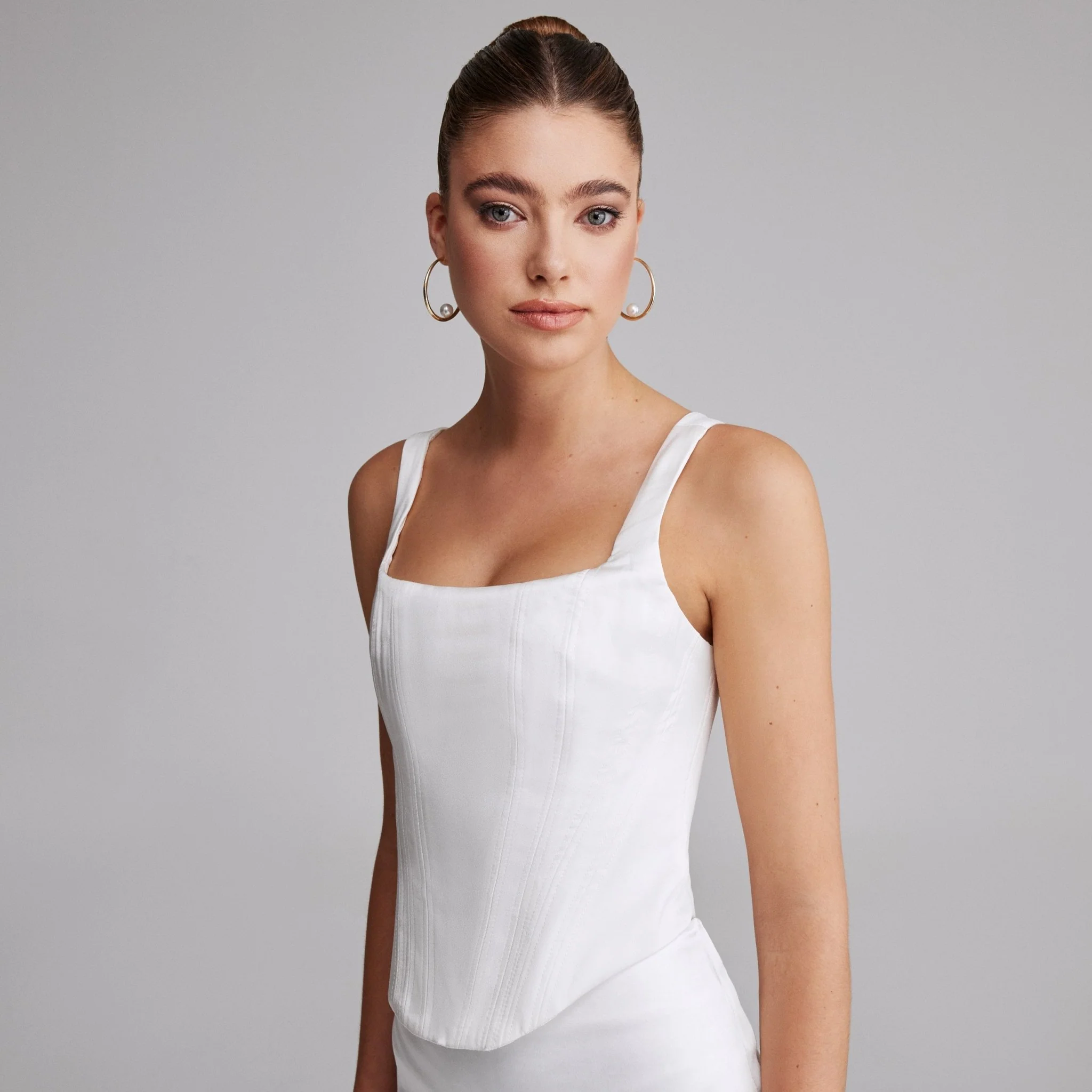 Square Neck Corset Top - Image 2