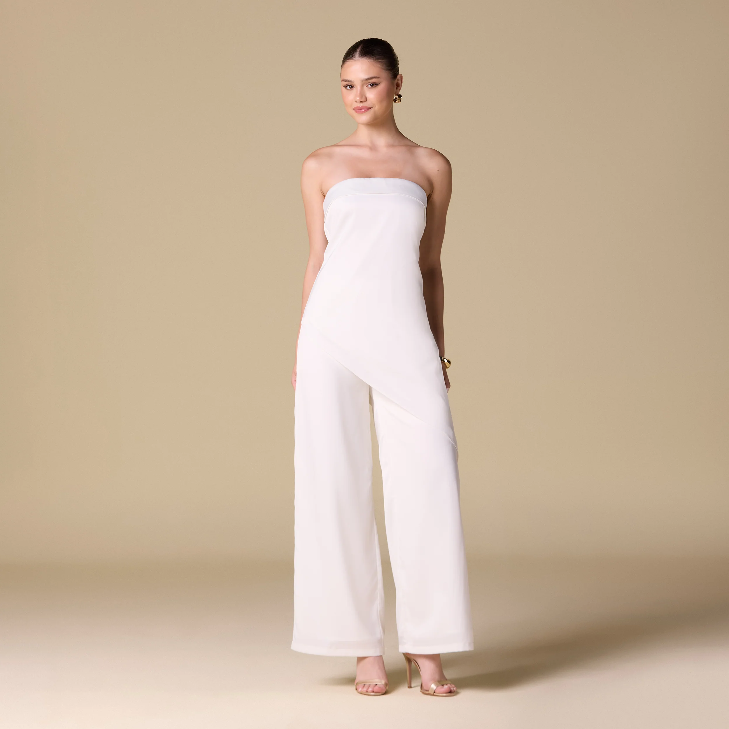 Wide Leg Satin Pants - Image 2